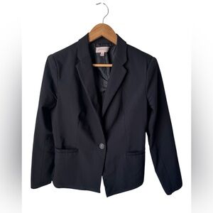 Philosophy Women's Elegant Black Suit Jacket
